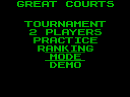 Pro Tennis Tour - Great Courts (1990)(Ubi Soft)
